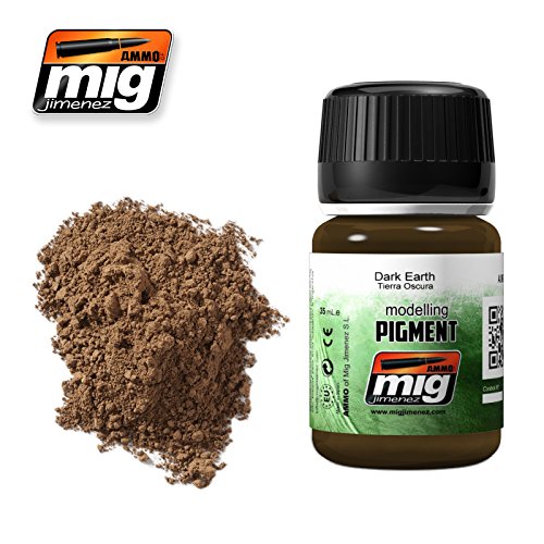 AMMO A.MIG-3007 Pigmente (35 ml) Dark Earth, Mehrfarbig von AMMO