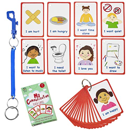 Special Needs My Communication Cards 27 PECS Flashcards for Sen, Special Ed, Speech Delay Non Verbal Children and Adults with Autism for Visual Aid or cue Cards Special Needs My Communication Cards 27 PECS Flashcards for Sen, Special Ed, Speech Delay Non Verbal Children and Adults with Autism for Visual Aid or cue Cards von Amonev