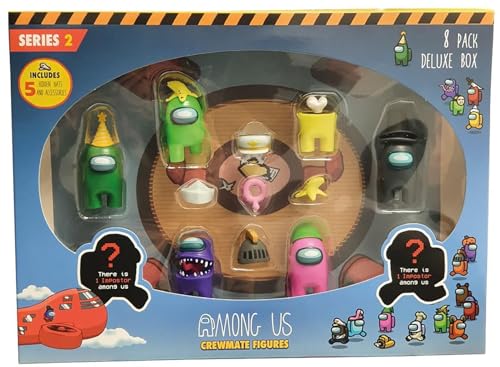 Among Us Crewmate Figures 8 Pack Deluxe Box (S2) von Among Us