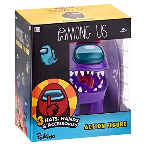 Among Us Sammel-Actionfigur Serie 1 mit Zubehör, Lila Among Us Sammel-Actionfigur Serie 1 mit Zubehör, Lila von Among Us