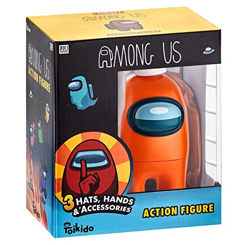Among Us Sammelfigur Actionfigur Serie 1 mit Zubehör – Orange von Among Us