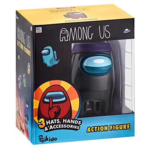 Among Us Sammelfigur Actionfigur Serie 1 mit Zubehör – Schwarz Among Us Sammelfigur Actionfigur Serie 1 mit Zubehör – Schwarz von Among Us