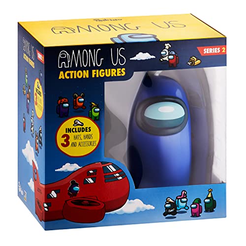 Among Us Sammelfiguren mit Zubehör – Serie 2 (blau) 17 cm von Among Us