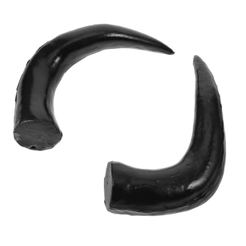Amosfun 1 Paar Simulierte Ochsenhorn Haaraccessoires Schwarzes Diy Stirnband Haarspangen für Halloween Kostüm Cosplay Retro Haaraccessoires für Kreative Looks Amosfun 1 Paar Simulierte Ochsenhorn Haaraccessoires Schwarzes Diy Stirnband Haarspangen für Halloween Kostüm Cosplay Retro Haaraccessoires für Kreative Looks von Amosfun