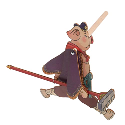 Amosfun 1 Satz Journey to The West Schattenpuppenspiel Handpuppen Für Kleinkinder 1-3 Märchenhafte Schattenpuppe Chinesisches Schattenpuppenspiel Schattenpuppen Selber Machen Abs Holz von Amosfun