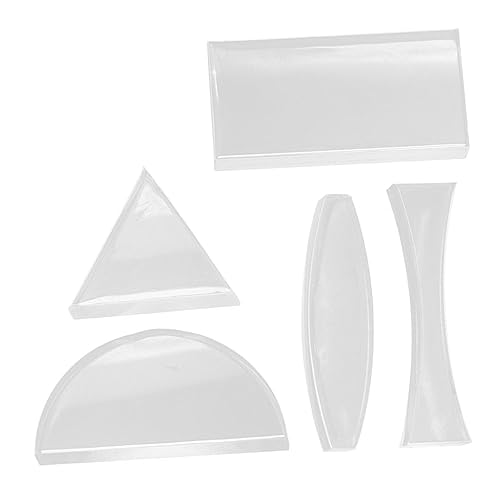 Amosfun 1 Satz Optisches Linsenset Optische Linse Für Den Unterricht Konkav Physik Experimente Glaslinsen Für Physikunterricht Transparente Optische Linse Optische Linse Aus Glas 5 Stück von Amosfun