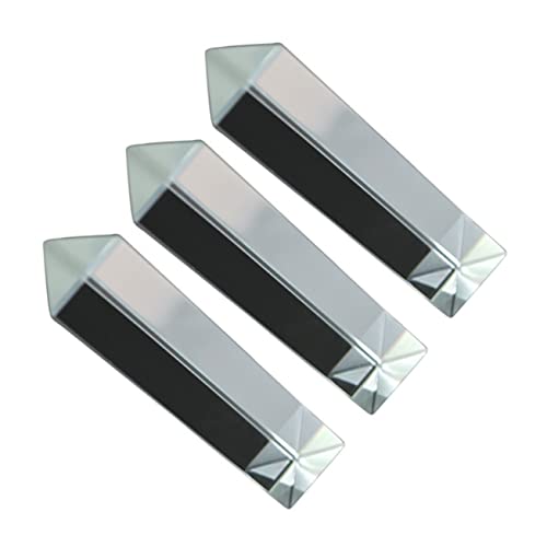 Amosfun 1 Satz Prisma Optisch Optical Glaskolben Schauglas Pflanzglas Glasl Physik Fensterlicht Dreiecksprismenfotografie Kaleidoskop Schnapsgläser Dreieckige Prismen Fotoprismen 3 Stück von Amosfun