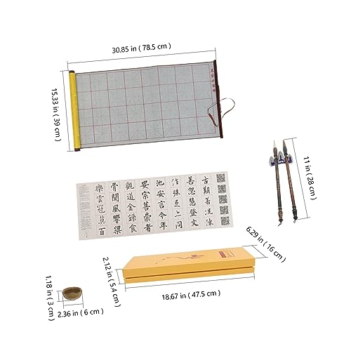 Amosfun 1 Schachtel Wiederverwendbares Kalligraphie für Anfänger Wasser Schreibtuch Chinesische Kalligraphie Schreibmatte mit Guter Wasseraufnahme für Schreiben Zeichnen Malen zu Hause Amosfun 1 Schachtel Wiederverwendbares Kalligraphie für Anfänger Wasser Schreibtuch Chinesische Kalligraphie Schreibmatte mit Guter Wasseraufnahme für Schreiben Zeichnen Malen zu Hause von Amosfun
