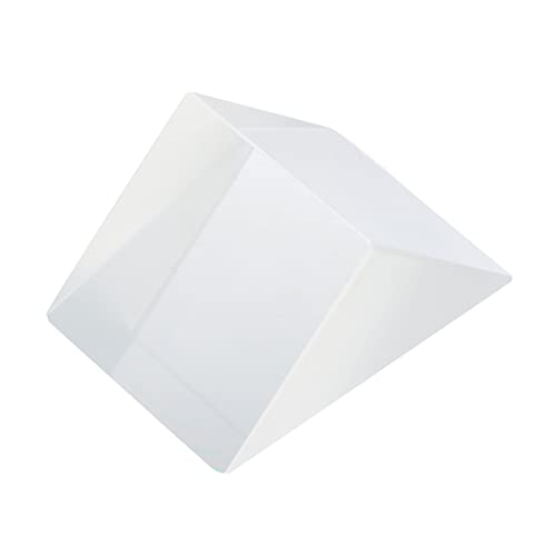 Amosfun 1 Stück 90-Grad-Dreifachprismen optischer prismenwürfel prismabrillen Physikunterricht dreieckiges Prisma Werkzeug rechtwinklige optische Prismen physikalische Dreiecksprismen Glas von Amosfun