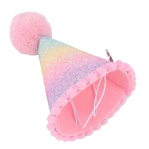 Amosfun 1Stk Geburtstagshut marmaid schwanz hut Partyhüte für Kinder Stirnband Tiara Baby-Geburtstagsmütze Geburtstagsmütze für Baby Krone Meerjungfrau Geburtstagsgeschenk von Amosfun