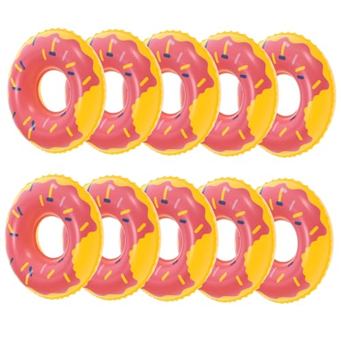 Amosfun 10 Stück Mini Schwimmring für Puppenhaus Schwimmreifen Ornamente für Kinderzimmer Kreative Gestaltung von Mini Häusern Donut Design Amosfun 10 Stück Mini Schwimmring für Puppenhaus Schwimmreifen Ornamente für Kinderzimmer Kreative Gestaltung von Mini Häusern Donut Design von Amosfun