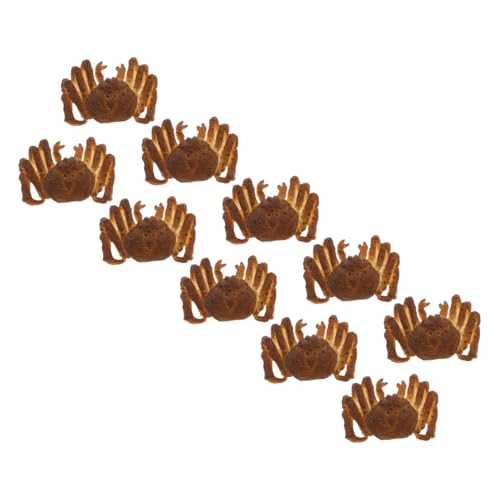 Amosfun 10 Stück Simulierte Krabbendekoration Simulation Krabbe für Realistisches Krabbenmodell Lernen Krabbenspielzeug Mini-Krabbe Nachahmung Einer Krabbe Harz Kaffee Amosfun 10 Stück Simulierte Krabbendekoration Simulation Krabbe für Realistisches Krabbenmodell Lernen Krabbenspielzeug Mini-Krabbe Nachahmung Einer Krabbe Harz Kaffee von Amosfun