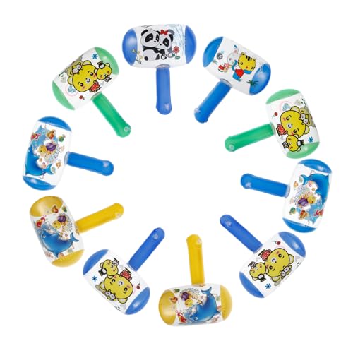 Amosfun 10 Stück Teiliges Aufblasbares Spielzeughammer mit Glocke Lustiger Sound Leichte Kinderhämmer für Jungen und Mädchen Bunte Zufällige Farben als Party und Outdoor Amosfun 10 Stück Teiliges Aufblasbares Spielzeughammer mit Glocke Lustiger Sound Leichte Kinderhämmer für Jungen und Mädchen Bunte Zufällige Farben als Party und Outdoor von Amosfun