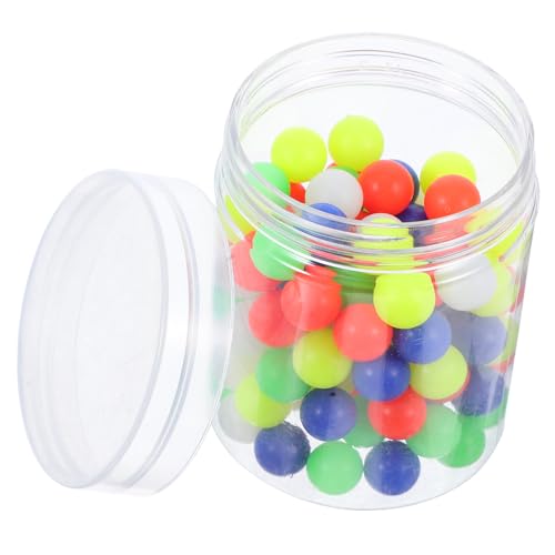 Amosfun 100 Stück Kunststoff-Zählbälle für Mathematiklernen, Wahrscheinlichkeit, Unterricht, Lernspiel, Klassenzimmer-Aktivitäten von Amosfun