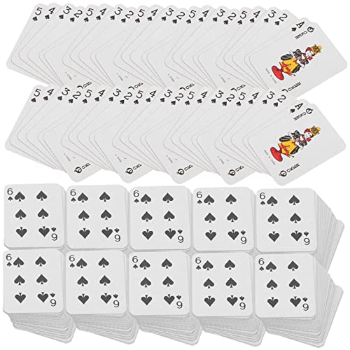 Amosfun 10sätze Miniature Pokerkarten Kleine Spielkarten Für Junge Mädchen Reise Und Partyspiele Langlebige Und Leichte Mini-Spielkarten Für Outdoor-aktivitäten von Amosfun