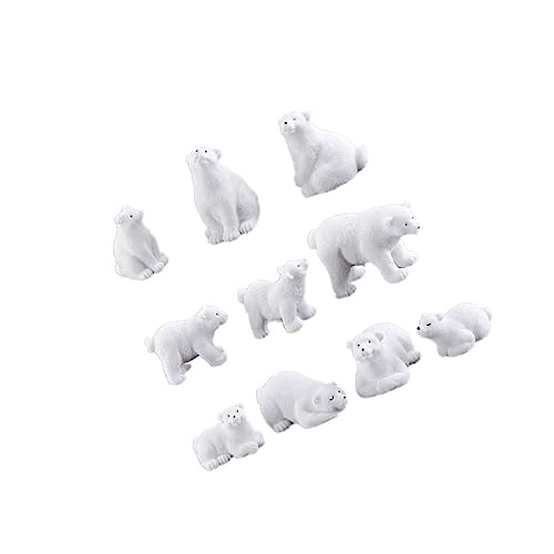 Amosfun Einzigartiges Mini-bär-Harz-bastelset 11-teiliges Bärenfiguren-Set Für Die Dekoration Weiß Gemischter Stil Amosfun Einzigartiges Mini-bär-Harz-bastelset 11-teiliges Bärenfiguren-Set Für Die Dekoration Weiß Gemischter Stil von Amosfun