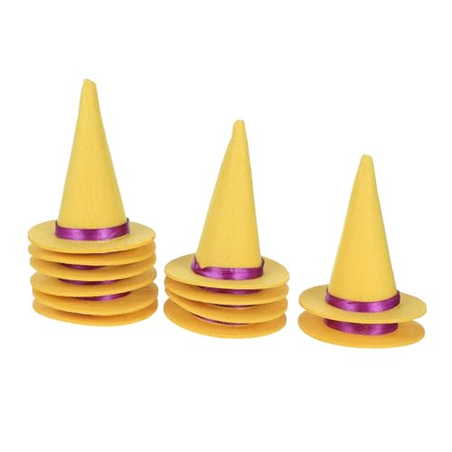 Amosfun 12 Stück Teiliges Mini Filz Hexenhüte Halloween Dekorationen Kleine Filzhüte für Flaschen Diy Bastelprojekte Tragbar und Langlebig Perfekter Party und Festtagsakzent Amosfun 12 Stück Teiliges Mini Filz Hexenhüte Halloween Dekorationen Kleine Filzhüte für Flaschen Diy Bastelprojekte Tragbar und Langlebig Perfekter Party und Festtagsakzent von Amosfun