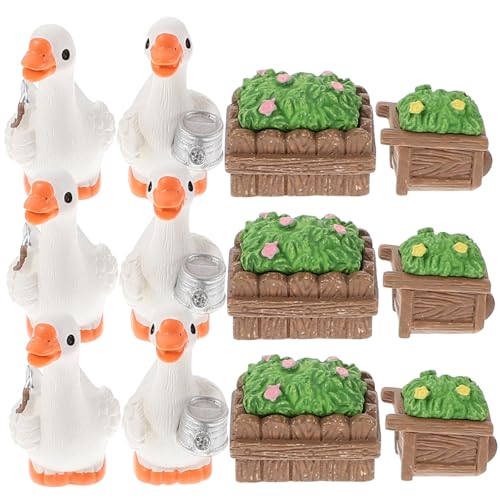 Amosfun 12 Stücke Miniatur Harz Figuren Home Office Decor Tier Statuen Amosfun 12 Stücke Miniatur Harz Figuren Home Office Decor Tier Statuen von Amosfun