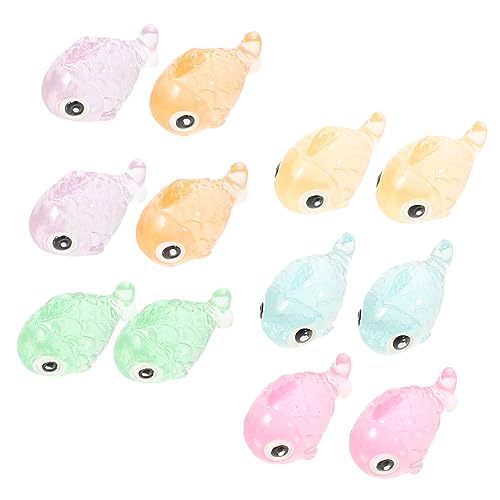 Amosfun 12er-Pack Mini-Fisch-Ornament – im Dunkeln Leuchtende Fisch-Dekoration Für Aquarium Landschaft Nachtlicht Amosfun 12er-Pack Mini-Fisch-Ornament – im Dunkeln Leuchtende Fisch-Dekoration Für Aquarium Landschaft Nachtlicht von Amosfun