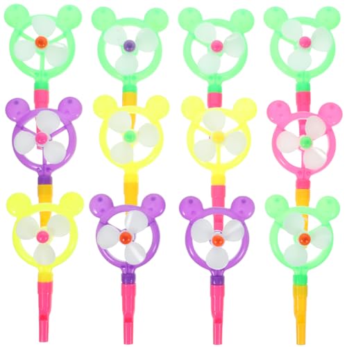 Amosfun 12 Teiliges Windrad Set Pfeifenspielzeug Windmühlenpfeifen Zappelauto Kinderspielzeug Pfeifenspielzeug Für Partys Geburtstagsparty Pfeifen Party Requisiten Partygeschenk von Amosfun