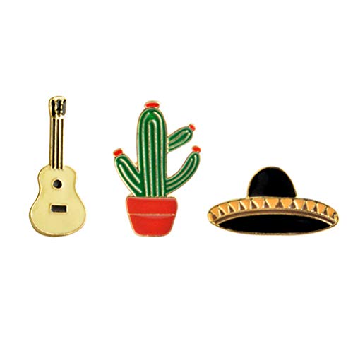 Amosfun 12 stücke Mexiko Brosche Breastpin Kaktus Gitarre Hut Metall Brosche Pins Taste Pins Jeans Tasche Dekoration Geschenk Fiesta Party Supplies Amosfun 12 stücke Mexiko Brosche Breastpin Kaktus Gitarre Hut Metall Brosche Pins Taste Pins Jeans Tasche Dekoration Geschenk Fiesta Party Supplies von Amosfun