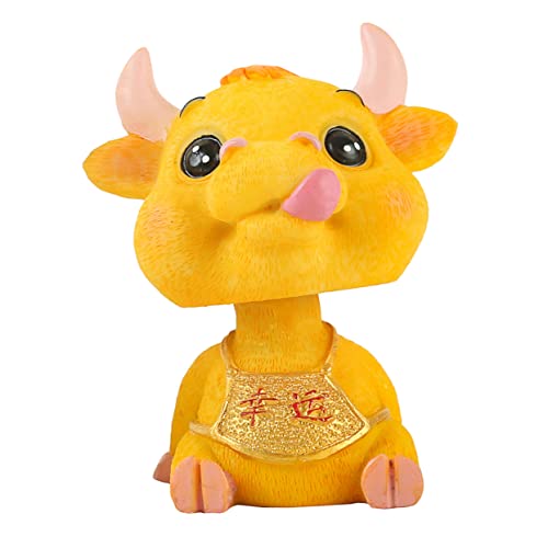 Amosfun Niedliche Tierschaukel Spielzeug Auto Armaturenbrett Dekoration Auto Ornament Für Autoinnenraum Zufälliger Stil von Amosfun