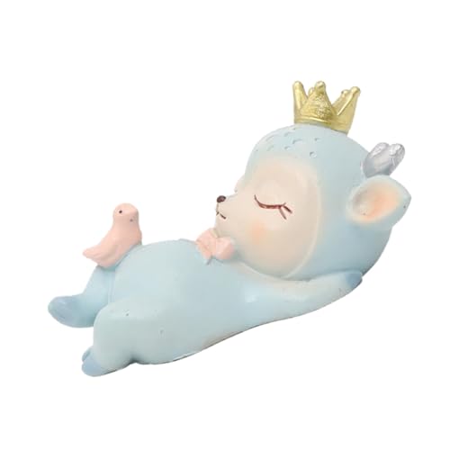 Amosfun 1Stück Fawn Förmige Kuchendekoration Niedlicher Cake Topper für Geburtstagsfeiern Kreative Tortenverzierung Langlebiges und Partyzubehör von Amosfun