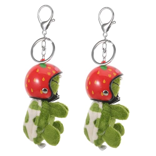 Amosfun 2 Stück Kuscheliger Schildkröten Schlüsselanhänger mit Helm Weiches Plüschtier Anhänger für Taschen Rucksäcke Schlüsselringe Meeresmotiv Leicht und Tragbar Amosfun 2 Stück Kuscheliger Schildkröten Schlüsselanhänger mit Helm Weiches Plüschtier Anhänger für Taschen Rucksäcke Schlüsselringe Meeresmotiv Leicht und Tragbar von Amosfun