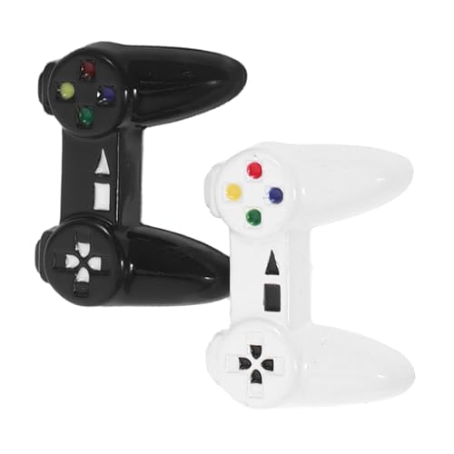 Amosfun 2 Stück Miniatur Puppenhaus Gamepad Realistische Kleine Spielcontroller Weiß und Schwarz Stabile Verarbeitung Detailgetreues Zubehör für Puppenhaus Dekoration und Miniaturszenen Amosfun 2 Stück Miniatur Puppenhaus Gamepad Realistische Kleine Spielcontroller Weiß und Schwarz Stabile Verarbeitung Detailgetreues Zubehör für Puppenhaus Dekoration und Miniaturszenen von Amosfun