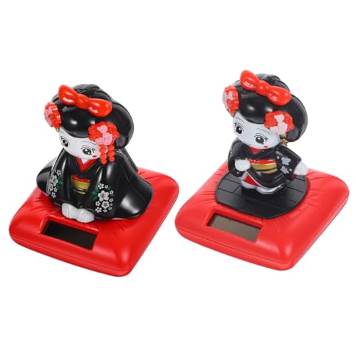 Amosfun 2 Stück Solarbetriebene Shaking Head Kimono Puppen Niedliche Tanzende Auto Dekoration Leichtes Langlebiges Design Kreative Dashboard Figur für Innenraum Charmante Tischdeko Amosfun 2 Stück Solarbetriebene Shaking Head Kimono Puppen Niedliche Tanzende Auto Dekoration Leichtes Langlebiges Design Kreative Dashboard Figur für Innenraum Charmante Tischdeko von Amosfun