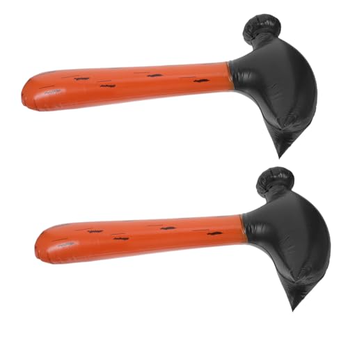 Amosfun 2 Stück Teiliges Aufblasbares Hammer aus Sicherem Material als Party Deko und Theaterequipment für Kinderaufführungen Praktisch und Leicht Transportierbar von Amosfun