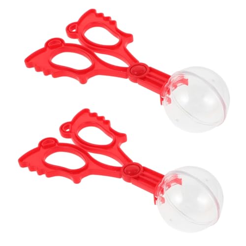 Amosfun 2 Stück Teiliges Schmetterlingsfänger mit Sicherer Pinzette und Schere Leichtes Outdoor Insektenfänger Werkzeug für Motorische Feinmotorik Tragbar für Entdeckungen und von Amosfun