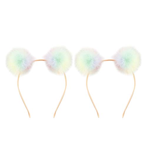 Amosfun 2 Stücke Plüsch Ball Haarreif Geburtstag Kopfschmuck Bommel Kopfbedeckung Stirnband Haarband für Baby Shower Mädchen Kinder Party Kostüm Deko Amosfun 2 Stücke Plüsch Ball Haarreif Geburtstag Kopfschmuck Bommel Kopfbedeckung Stirnband Haarband für Baby Shower Mädchen Kinder Party Kostüm Deko von Amosfun