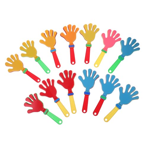 Amosfun 24 Stück Teiliges Handklatscher aus Abs Geräuschvolle Party und Sport Props für Leichte Sichere Jubelklatscher für Geburtstage Karneval Fans und Feiern von Amosfun
