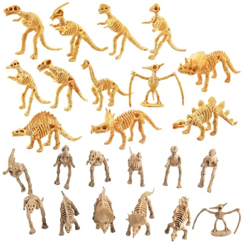 Amosfun 24st -Skelett- Buchregal Dekoration Parkettreiniger Dinosaur Toys Schoot Funny Toy Dinosaurierspielzeug Für Modell PVC -Figuren Amosfun 24st -Skelett- Buchregal Dekoration Parkettreiniger Dinosaur Toys Schoot Funny Toy Dinosaurierspielzeug Für Modell PVC -Figuren von Amosfun