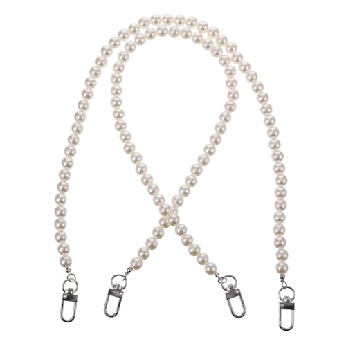 Amosfun 2Pcs Perle Hosen Kette Brieftasche Kette Jeans Hose Taille Kette Biker Trucker Gürtel mit Karabinerverschluss Tasche Schlüssel Kette Anhänger für Männer Und Frauen von Amosfun