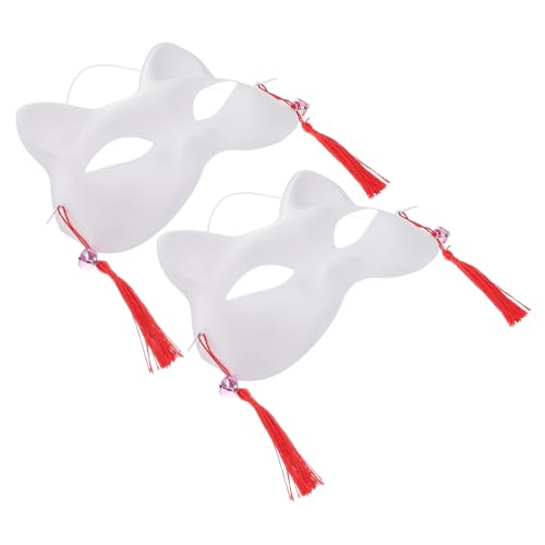 Amosfun 2St Fuchs Nudeln halloween schminke halloween make up hallowen masks gesichtsschminke halloween Decorative mask kleidung Cosplay Maske Augenbinde Kind Plastik Weiß Amosfun 2St Fuchs Nudeln halloween schminke halloween make up hallowen masks gesichtsschminke halloween Decorative mask kleidung Cosplay Maske Augenbinde Kind Plastik Weiß von Amosfun