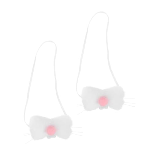 Amosfun Cosplay-requisiten 2 Stück Plüsch-hasennase Für Jungen Und Mädchen Osterhasen-kostüme Feiertagsfeiern Amosfun Cosplay-requisiten 2 Stück Plüsch-hasennase Für Jungen Und Mädchen Osterhasen-kostüme Feiertagsfeiern von Amosfun
