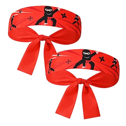 Amosfun 2St Schal Kostüm Maske Stirnband Reismaske Fotomaske Zubehör Schlüsselanhänger Neuheit Kopfbedeckung irische Maske Ninja Kopfbinde Küchenaccessoire Sushi-Koch-Bandana Polyester rot Amosfun 2St Schal Kostüm Maske Stirnband Reismaske Fotomaske Zubehör Schlüsselanhänger Neuheit Kopfbedeckung irische Maske Ninja Kopfbinde Küchenaccessoire Sushi-Koch-Bandana Polyester rot von Amosfun