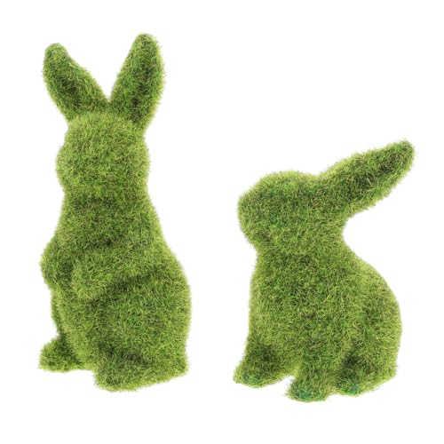 Amosfun 2st Grünes Kaninchenornament Halloween Bausatz Mooskaninchen Rasenschmuck Beflockter Hase Figuren Gartenfee Hasenhandwerk Mooshasen- Hasenfigur Plüsch Zwerge Green Beflockung Amosfun 2st Grünes Kaninchenornament Halloween Bausatz Mooskaninchen Rasenschmuck Beflockter Hase Figuren Gartenfee Hasenhandwerk Mooshasen- Hasenfigur Plüsch Zwerge Green Beflockung von Amosfun