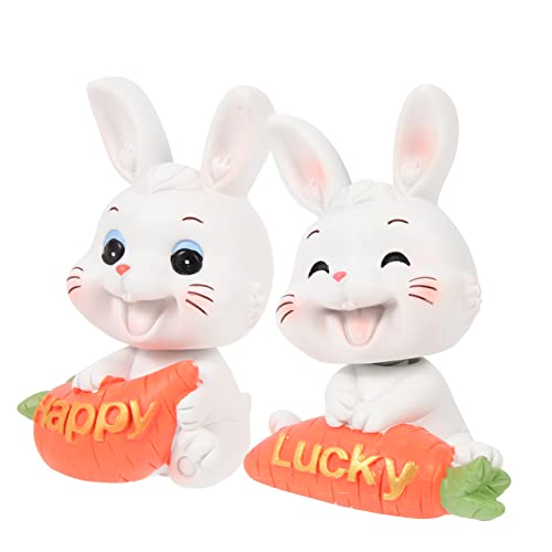 Amosfun Niedliche Cartoon-Ornamente – Minifiguren Aus Kunstharz Auto- Und Heimdekoration von Amosfun