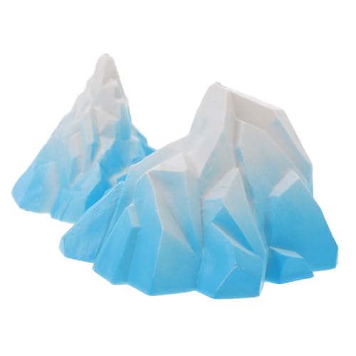 Amosfun Fisch Aquarium Dekorationen Harz Floeberg Ornament Set Miniatur Aquarium Für Dekorative von Amosfun