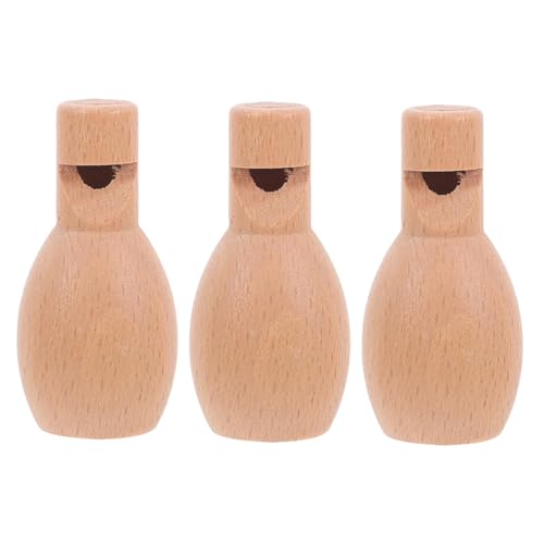 Amosfun 3 Stück Mini Holzpfeife für Musikspielzeug Kreativität und Lernen für Partys und von Amosfun