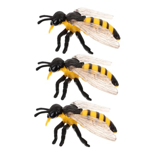 Amosfun 3 Stück Teiliges Realistische Honigbienen Figuren aus Robustem Kunststoff Kindgerechte Lernspielzeuge mit Detailgetreuer Gestaltung für Wissenschaftsprojekte Insektenkunst und Amosfun 3 Stück Teiliges Realistische Honigbienen Figuren aus Robustem Kunststoff Kindgerechte Lernspielzeuge mit Detailgetreuer Gestaltung für Wissenschaftsprojekte Insektenkunst und von Amosfun