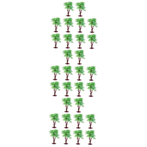 Amosfun 30 STK buchattrappe bücherregal blumentöpfe Miniaturbaum tortendeko Einschulung Landschaftsmodellbaum Modellbäume Anlage Dekorationen Bonsai schmücken von Amosfun