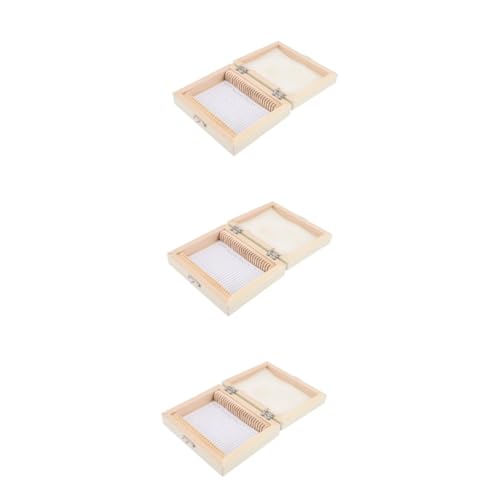 Amosfun 3Er-Packung Biologische Slice-Box mikroskopische Objektträger Gefäßwerkzeuge Bausatz Mini Korb Etuis für Mikroskop-Objektträger Mikroskop -Objektträgergehäuse Holz Beige Amosfun 3Er-Packung Biologische Slice-Box mikroskopische Objektträger Gefäßwerkzeuge Bausatz Mini Korb Etuis für Mikroskop-Objektträger Mikroskop -Objektträgergehäuse Holz Beige von Amosfun
