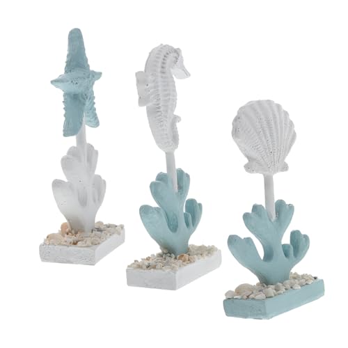 Amosfun 3st Mediterrane Ornamente Bilder Für Die Wanddekoration Nautisch Muscheln Kleine Lichter Für Aquarien Tropisches Blaugrünes Strandzubehör Küsten Qualle Kunstharz Amosfun 3st Mediterrane Ornamente Bilder Für Die Wanddekoration Nautisch Muscheln Kleine Lichter Für Aquarien Tropisches Blaugrünes Strandzubehör Küsten Qualle Kunstharz von Amosfun