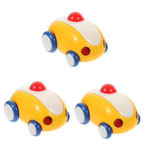 Amosfun 3st Spielzeugauto Spielzeug Für Baufahrzeuge Reibungsgetriebene Autos Für Kleinkinder Spielzeug Für Kinderrennautos Lernspielzeug Für Kinder Mini Auto Puzzle Rätsel Baby Plastik von Amosfun