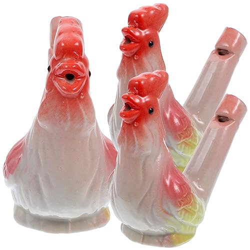 Amosfun Pädagogisches Kinder Keramik Tier Pfeife Spielzeug Rutsche Pfeife Tier Formen Party Spielzeug von Amosfun