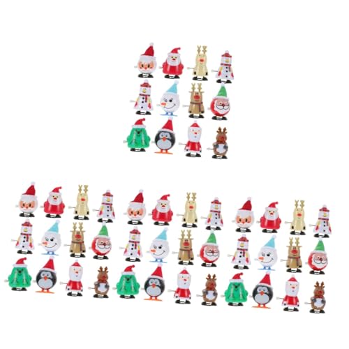 Amosfun 4 Stück 12 Stück Aufziehspielzeug Für Kinder Uhrwerk Pinguin Geschenktüten Für Weihnachten Weihnachtsspielzeug Weihnachtszähne Zum Aufziehen Haarreifen Geschenktasche Schüttgut von Amosfun